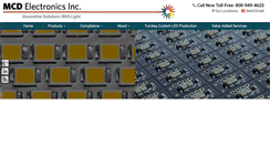 Desktop Screenshot of mcdelectronics.com